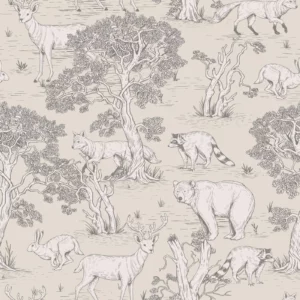 Dekornik Animals Natural Kinderzimmer Tapete