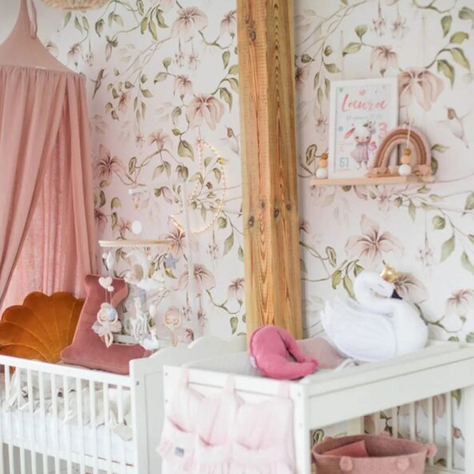 Dekornik Between The Paradise Trees White Kinderzimmer Tapete – Bild 3