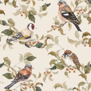 Dekornik Birds Autumn Kinderzimmer Tapete