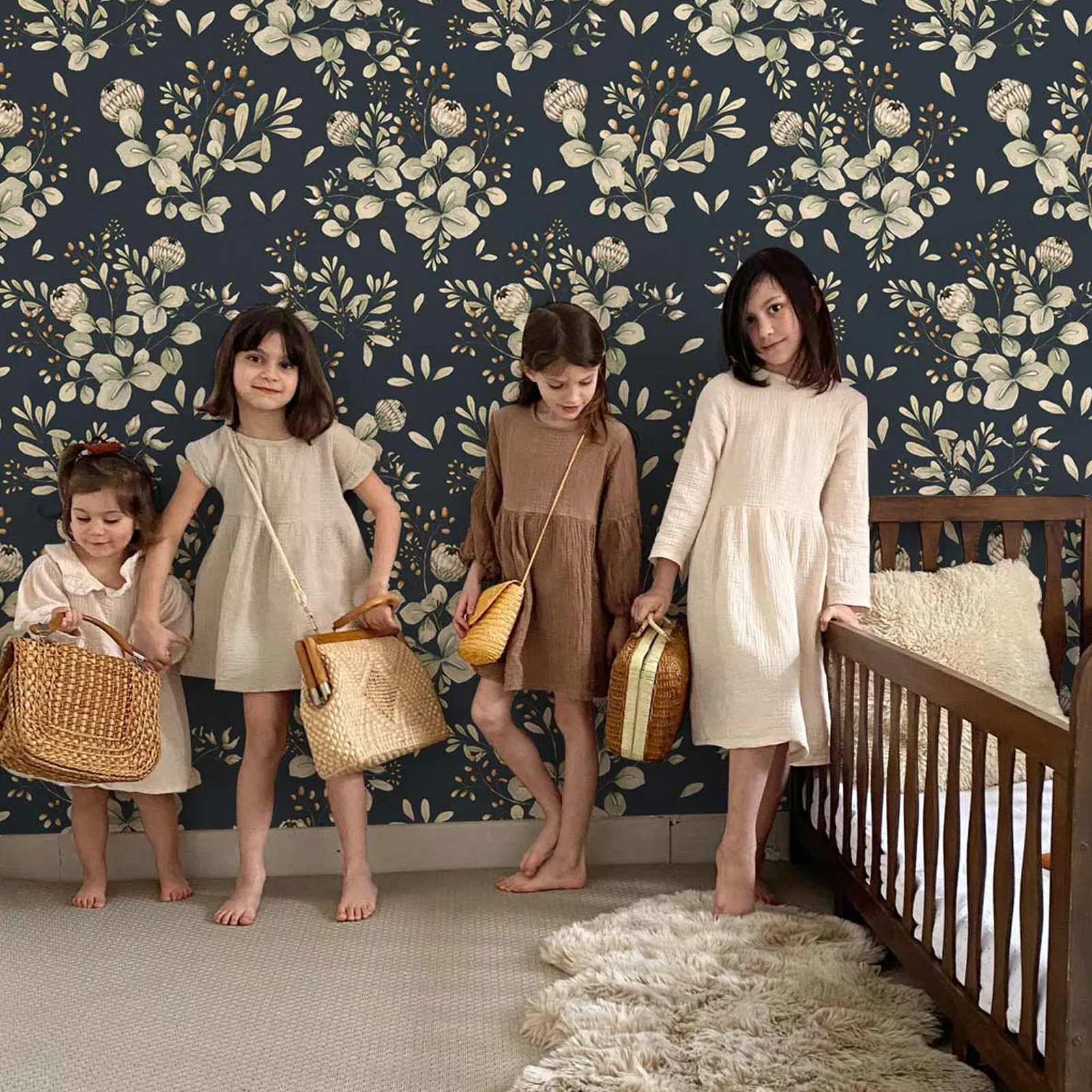 Dekornik Clover Navy Blue Kinderzimmer Tapete / Return to Innocence – Bild 2