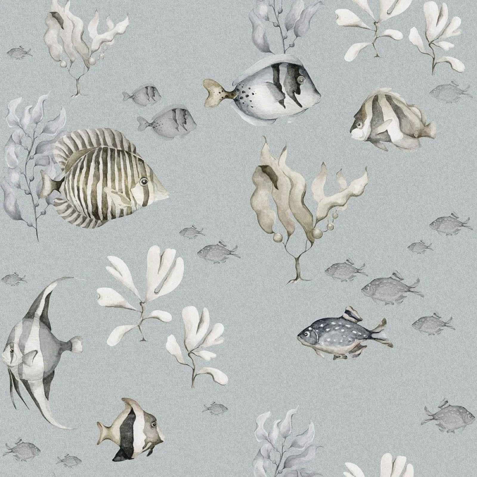 Dekornik Colourful Fish Kinderzimmer Tapete