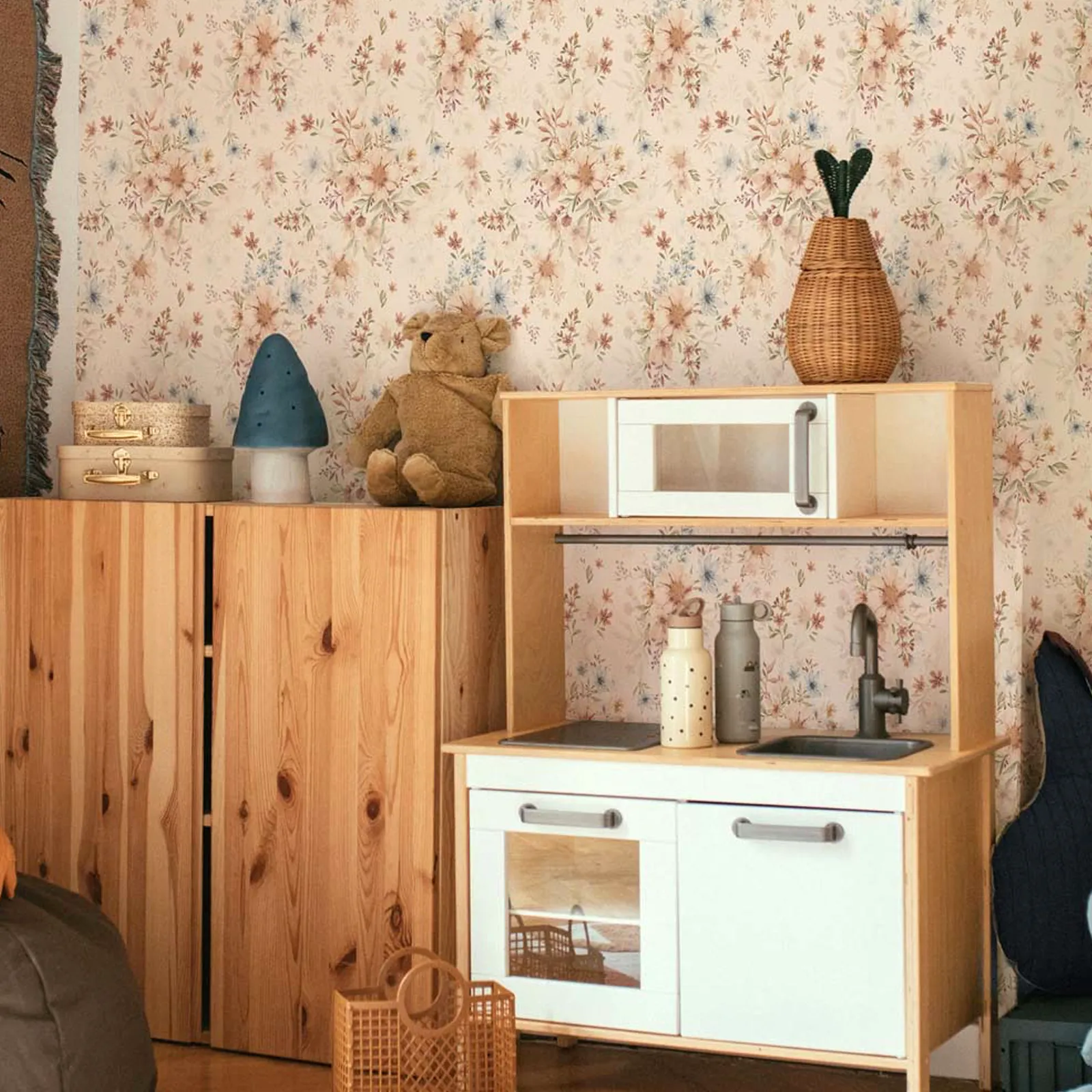 Dekornik Flowers with orange Kinderzimmer Tapete – Bild 2