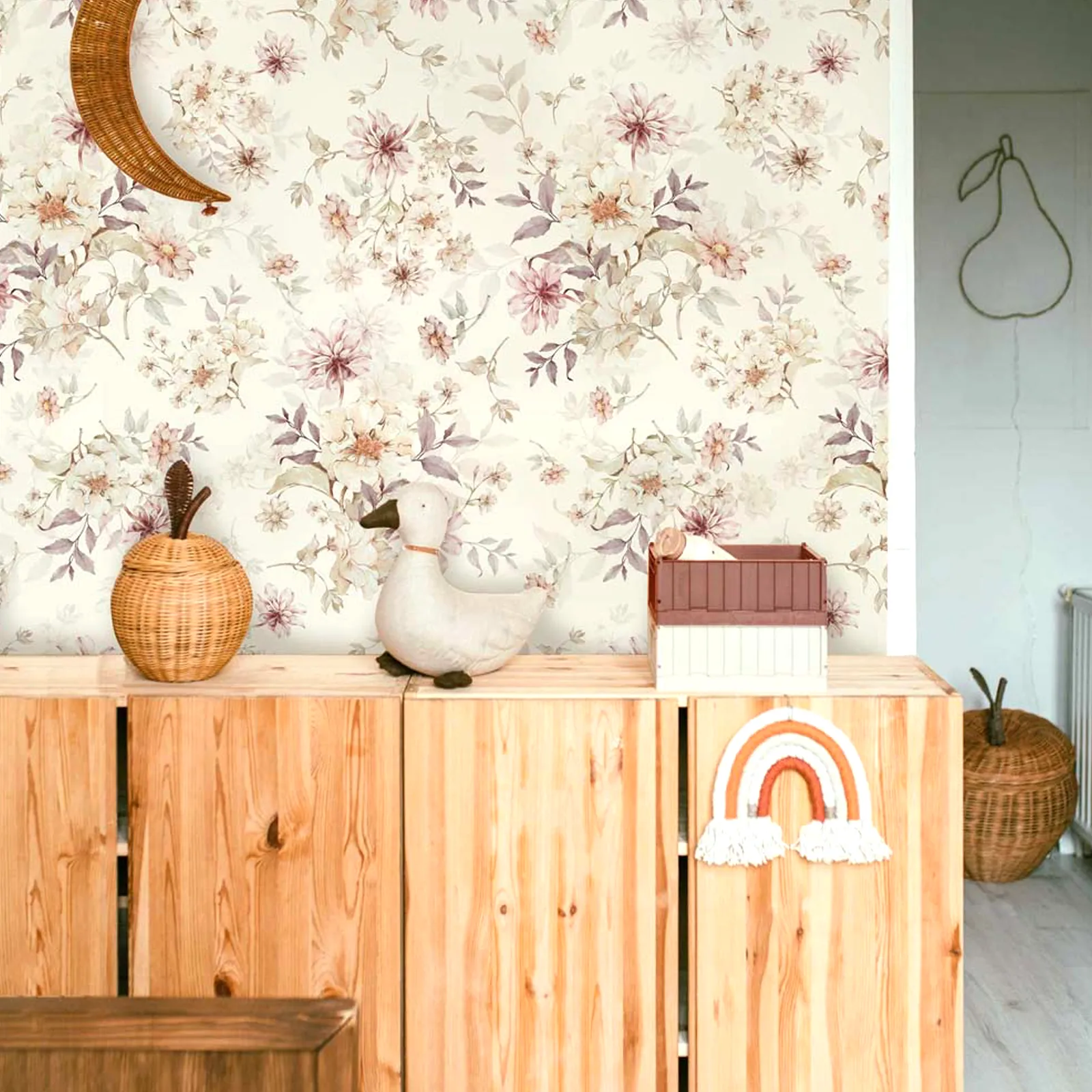 Dekornik Flowers with violet Kinderzimmer Tapete – Bild 2
