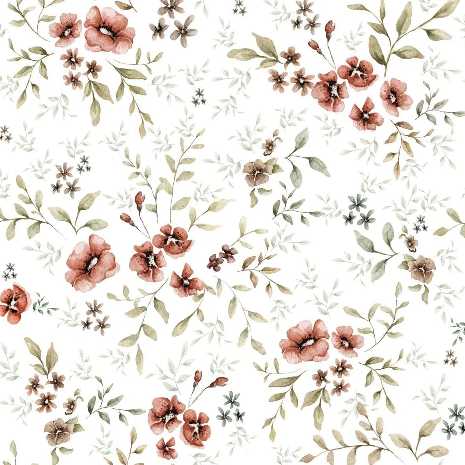 Dekornik French Folk White Kinderzimmer Tapete