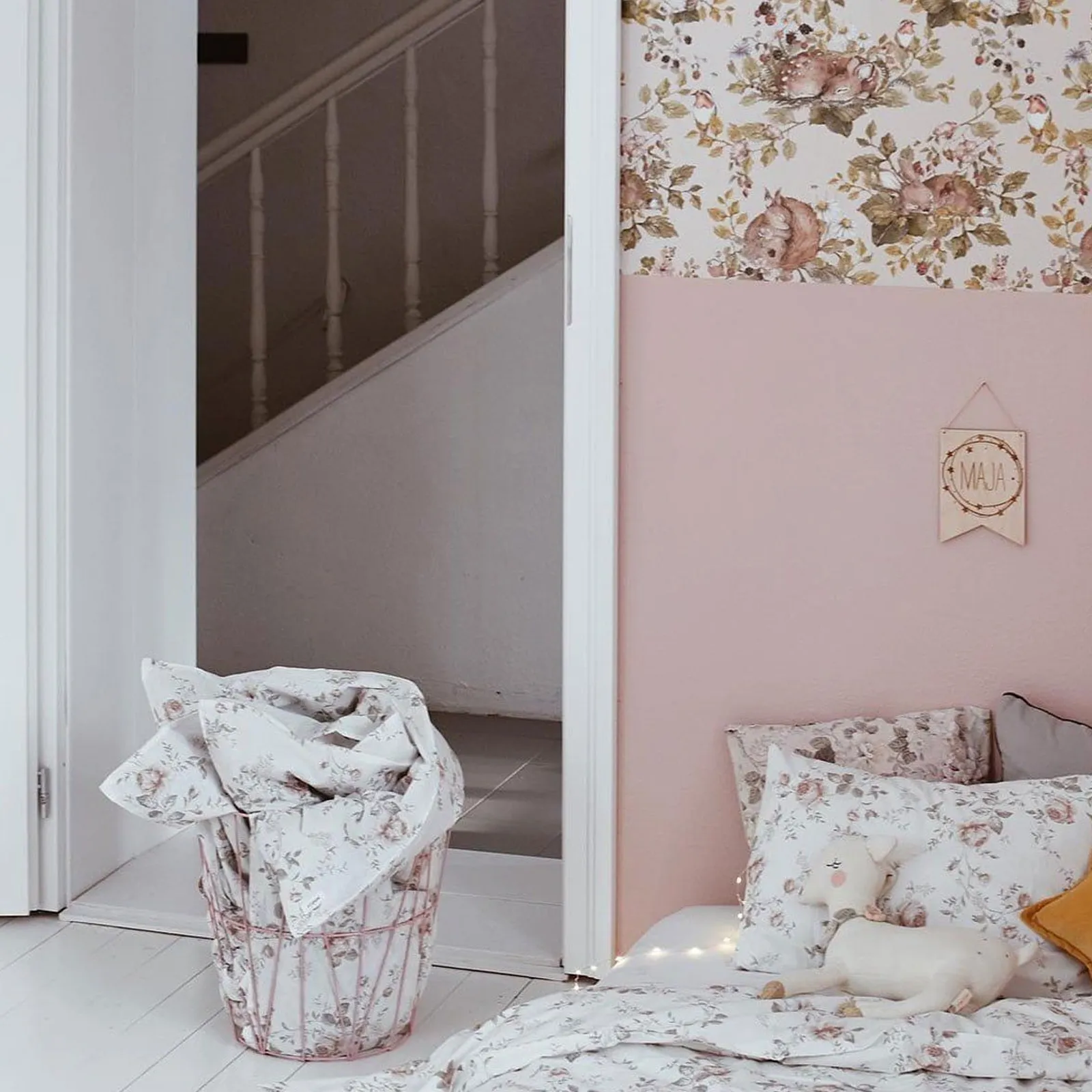 Dekornik Little Sleepy Animals Light Kinderzimmer Tapete – Bild 4