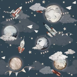 Dekornik Magic Cosmos Kinderzimmer Tapete