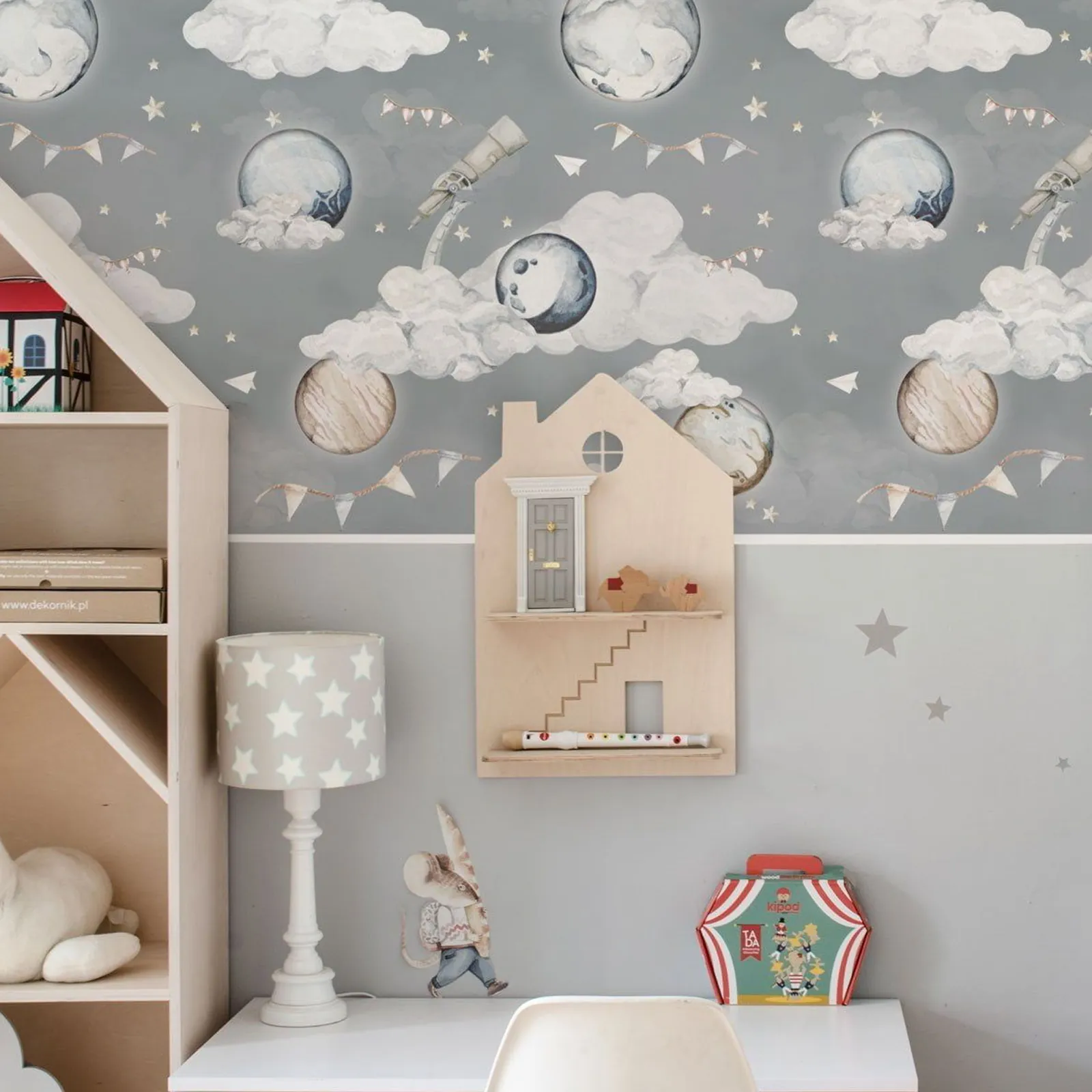 Dekornik Magic Planets Kinderzimmer Tapete – Bild 2