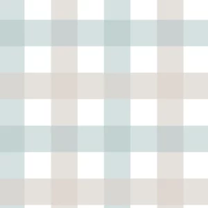 Dekornik Provence check beige blue Medium Kinderzimmer Tapete