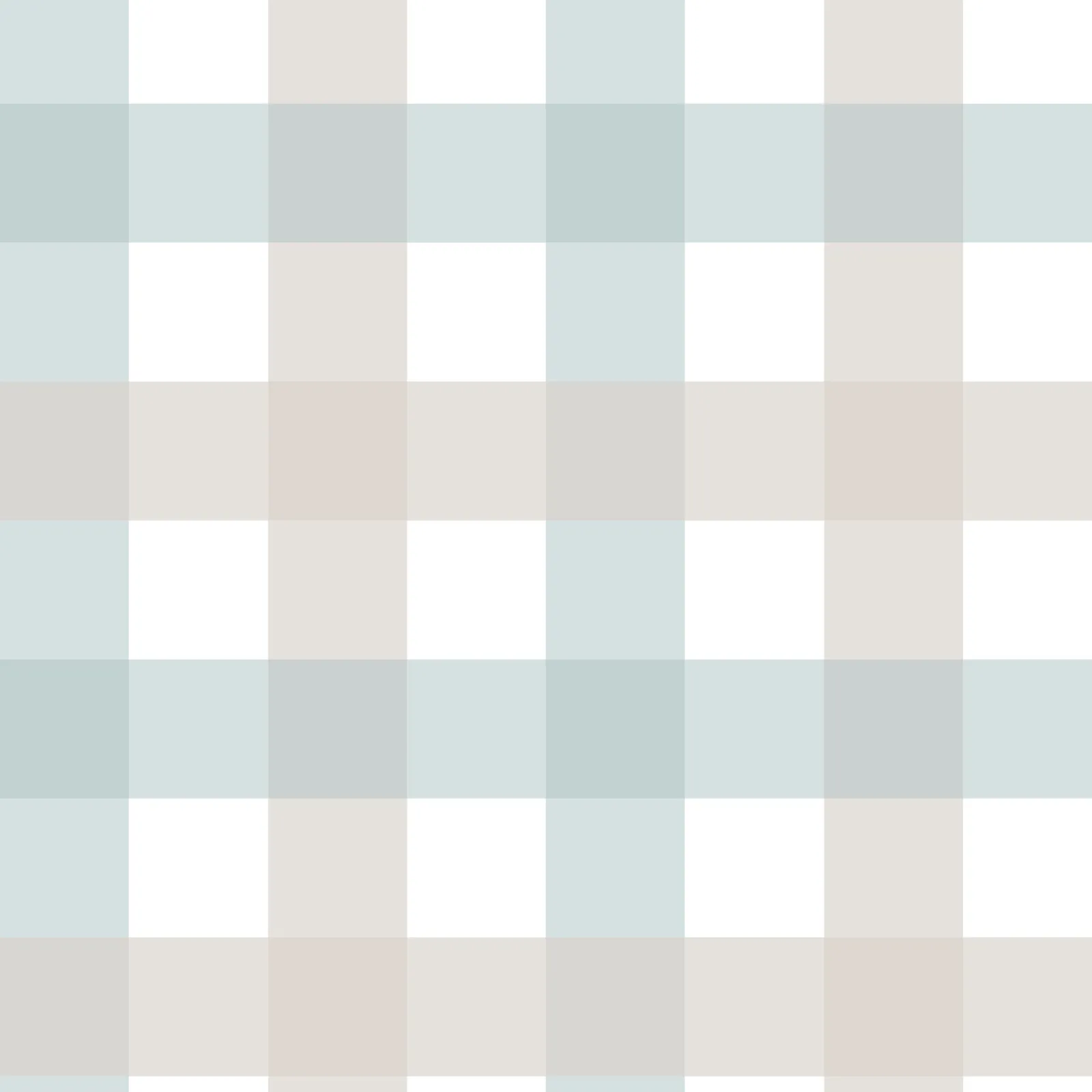 Dekornik Provence check beige blue Medium Kinderzimmer Tapete