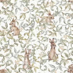 Dekornik Rabbits Groove Light Kinderzimmer Tapete
