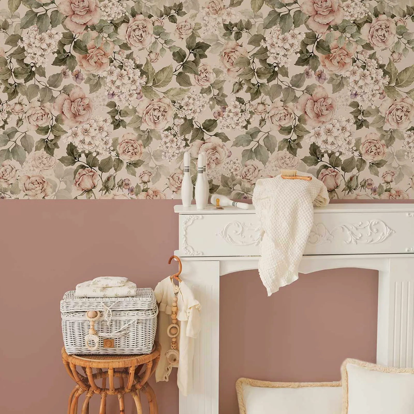 Dekornik Roses In Summer Bloom Kinderzimmer Tapete – Bild 2