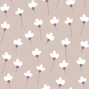 Dekornik SIMPLE Daisies on powder pink Kinderzimmer Tapete