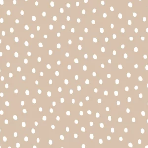 Dekornik SIMPLE Irregular Dots Beige Kinderzimmer Tapete