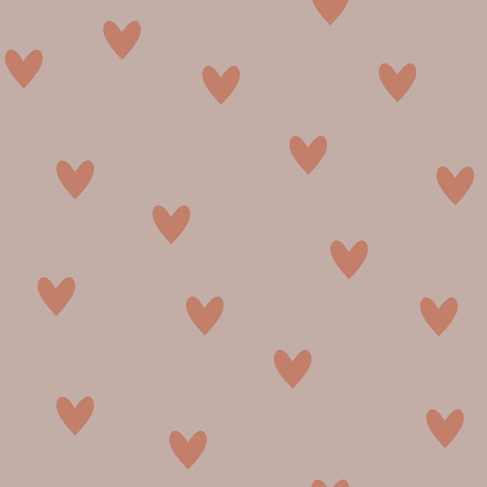 Dekornik SIMPLE hearts pink and red brick Kinderzimmer Tapete