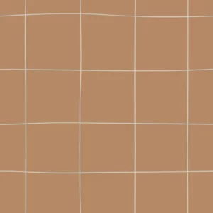 Dekornik SIMPLE irregular check pattern cinnamon Kinderzimmer Tapete