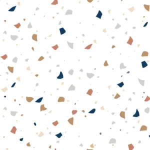 Dekornik SIMPLE terazzo white Kinderzimmer Tapete