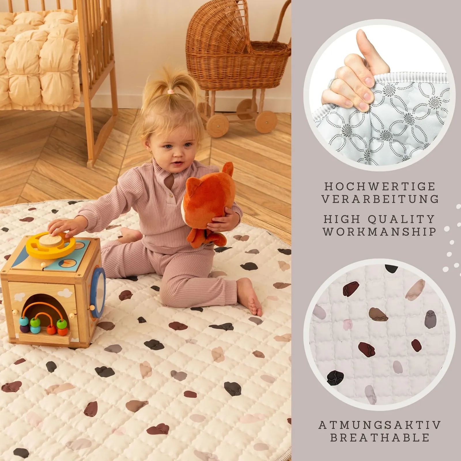 Hakuna Matte Krabbeldecke Confetti – Bild 4