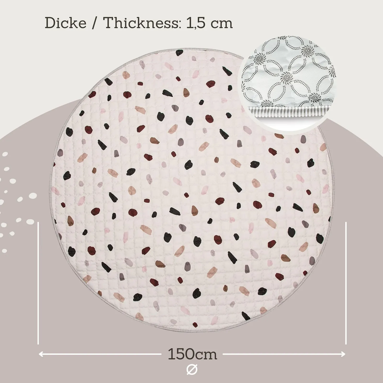 Hakuna Matte Krabbeldecke Confetti – Bild 7