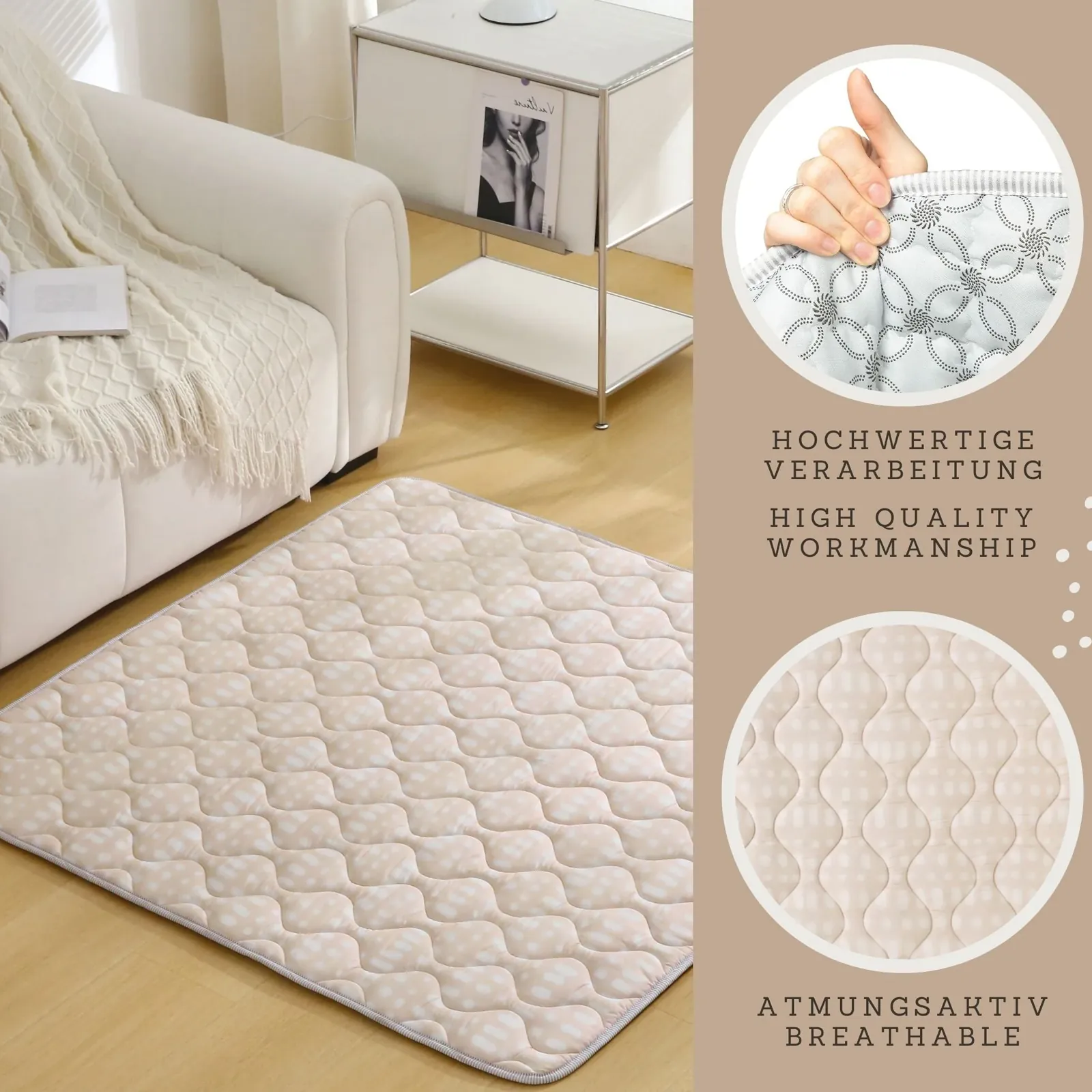 Hakuna Matte Krabbeldecke Hygge - Beige – Bild 4