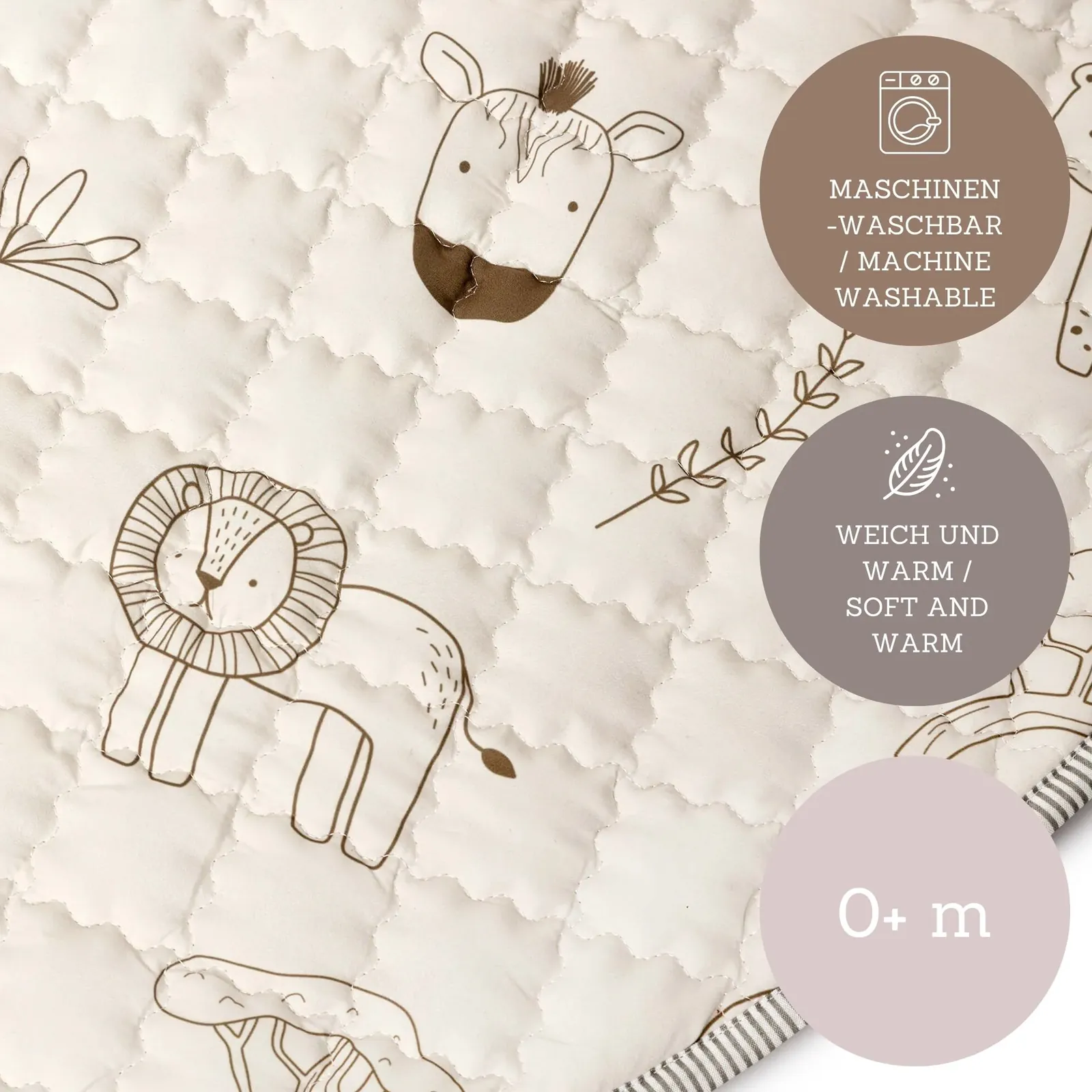 Hakuna Matte Krabbeldecke Safari Animals – Bild 5