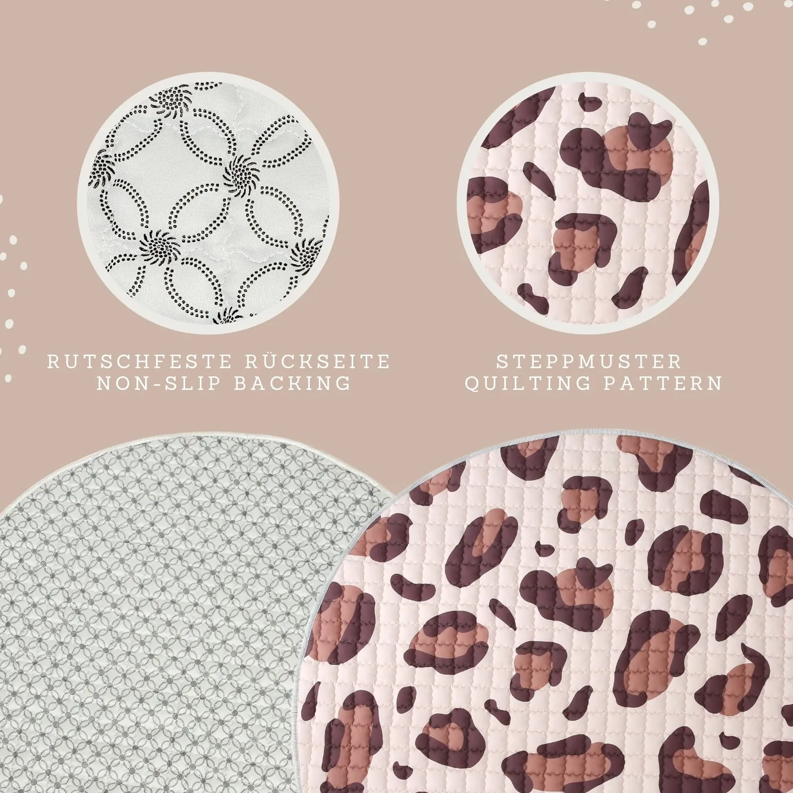 Hakuna Matte Krabbeldecke Wild Cat Natural – Bild 3