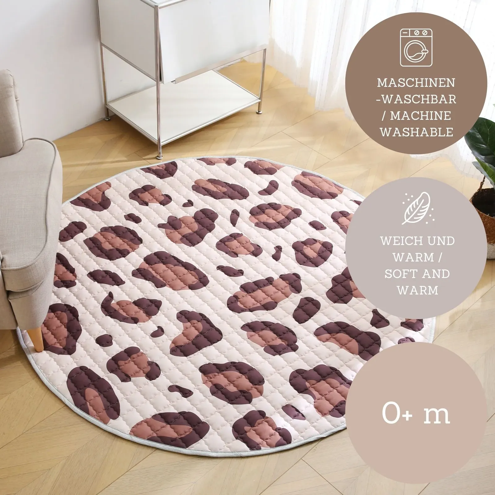 Hakuna Matte Krabbeldecke Wild Cat Natural – Bild 5