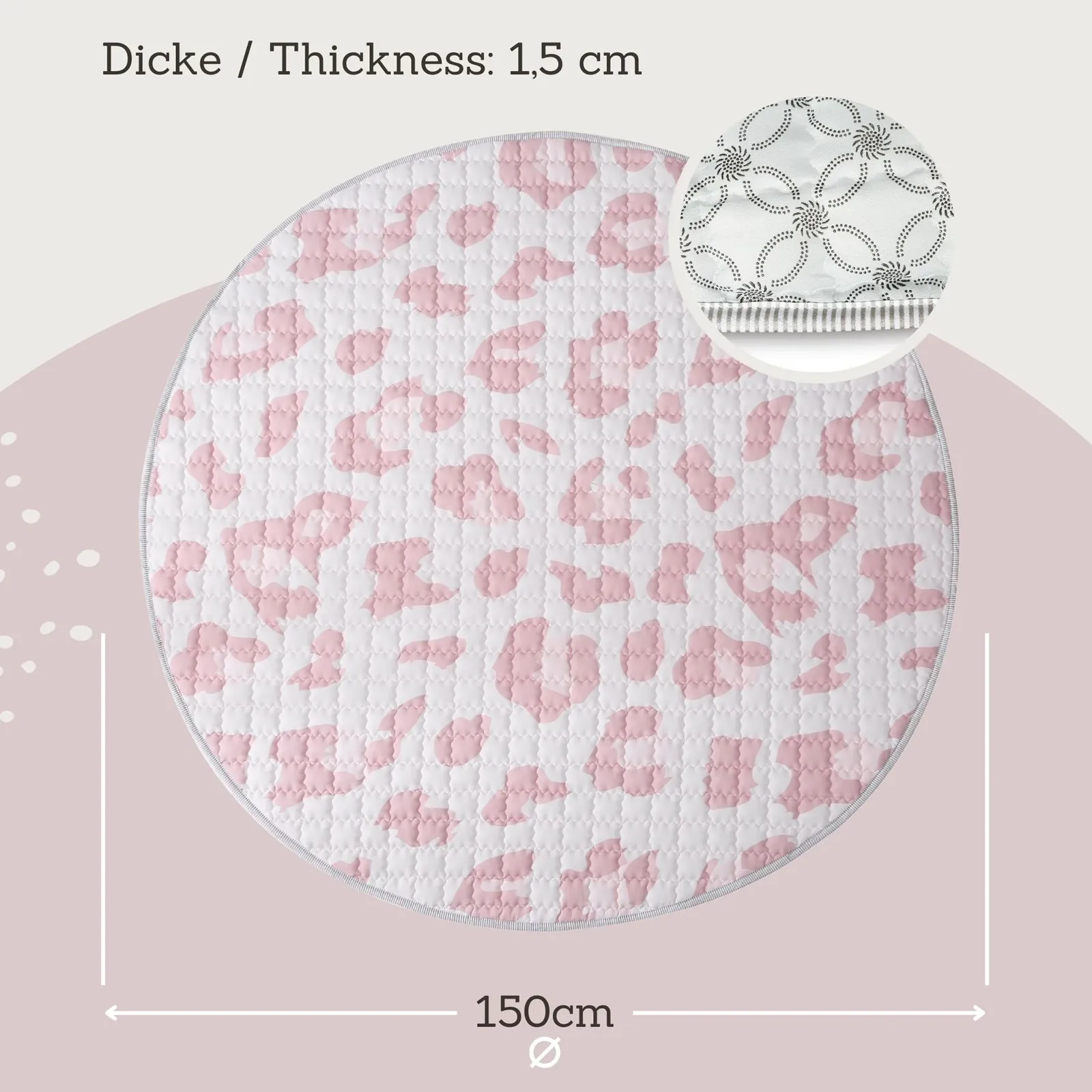 Hakuna Matte Krabbeldecke Wild Cat Nude – Bild 2