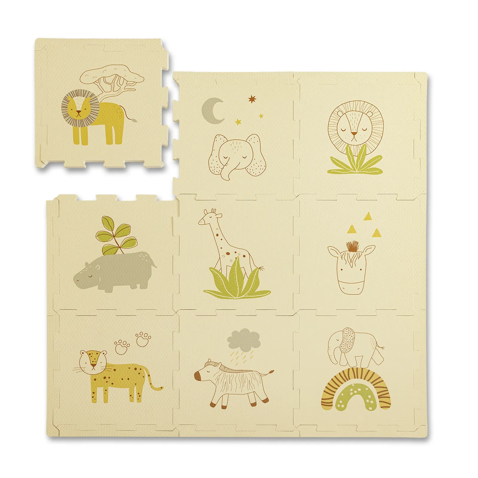 Hakuna Matte Puzzlematte Safari Tiere