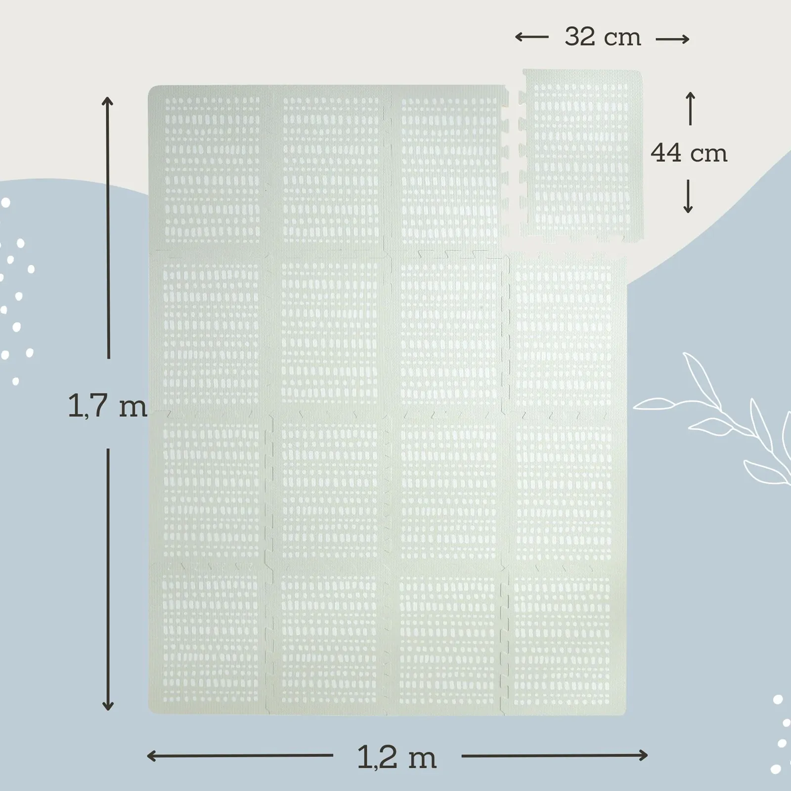 Hakuna Matte XL Puzzlematte | Hygge - Grau – Bild 3