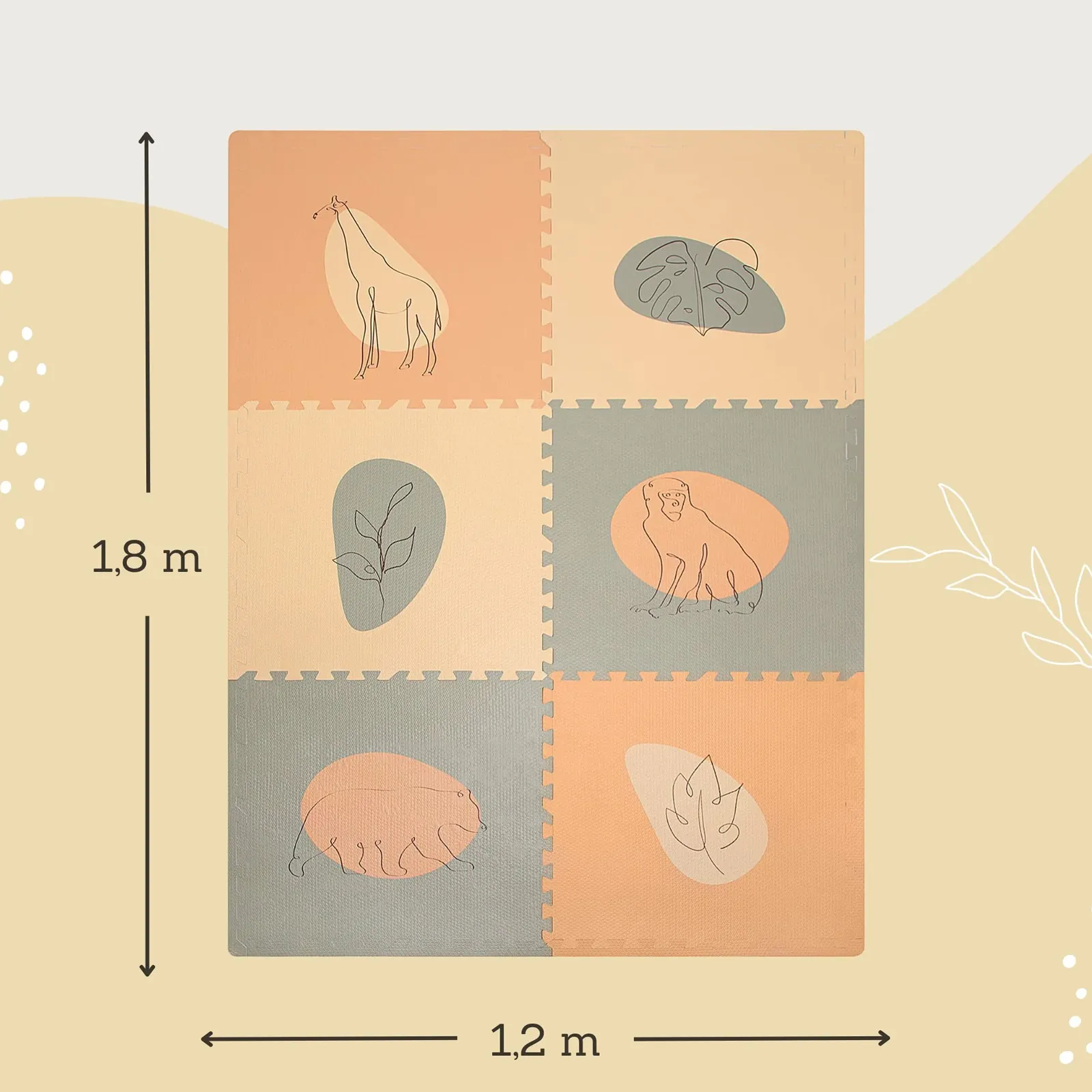 Hakuna Matte XXL Puzzlematte | Jungle Sunset – Bild 3