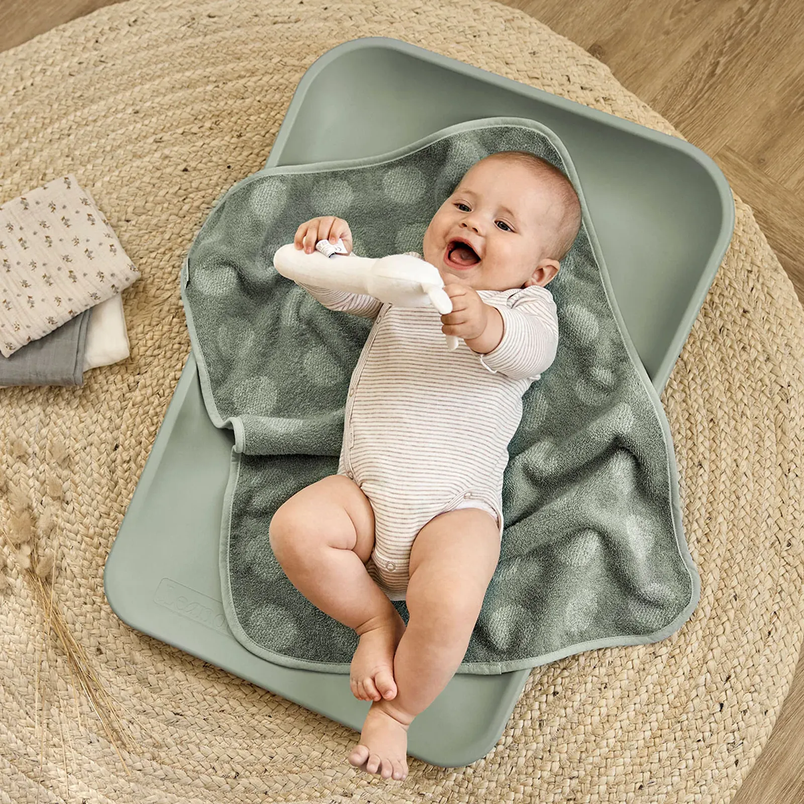 Leander Topper für Wickelauflage Sage Green – Bild 2