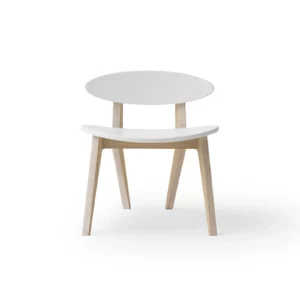 Oliver Furniture PingPong Stuhl, weiß/Eiche