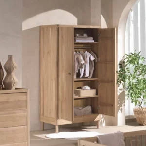 Vipak Kinderzimmer Kleiderschrank Forrest 2-türig Eiche