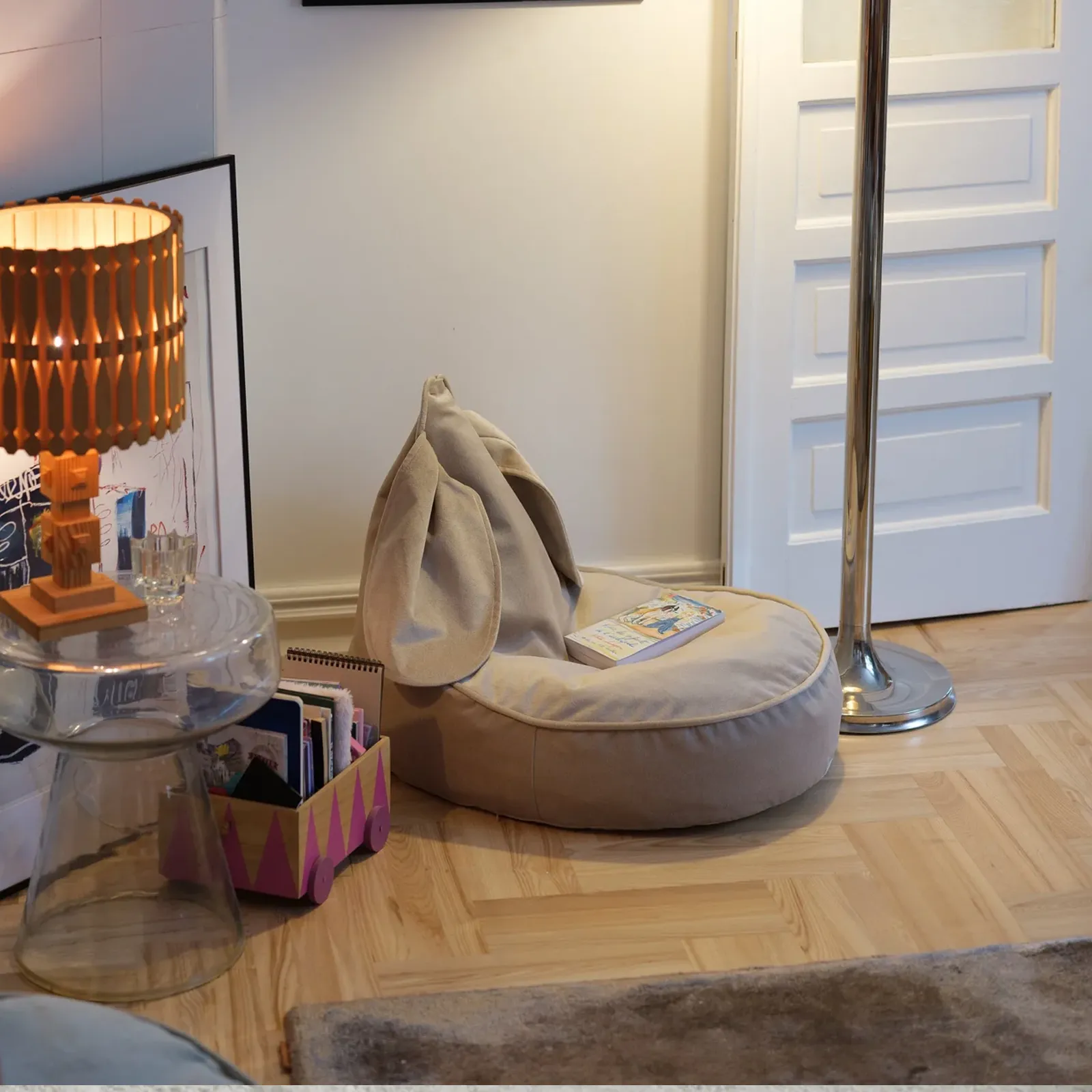 Wigiwama Bunny Beanbag Kindersitzsack – Bild 3