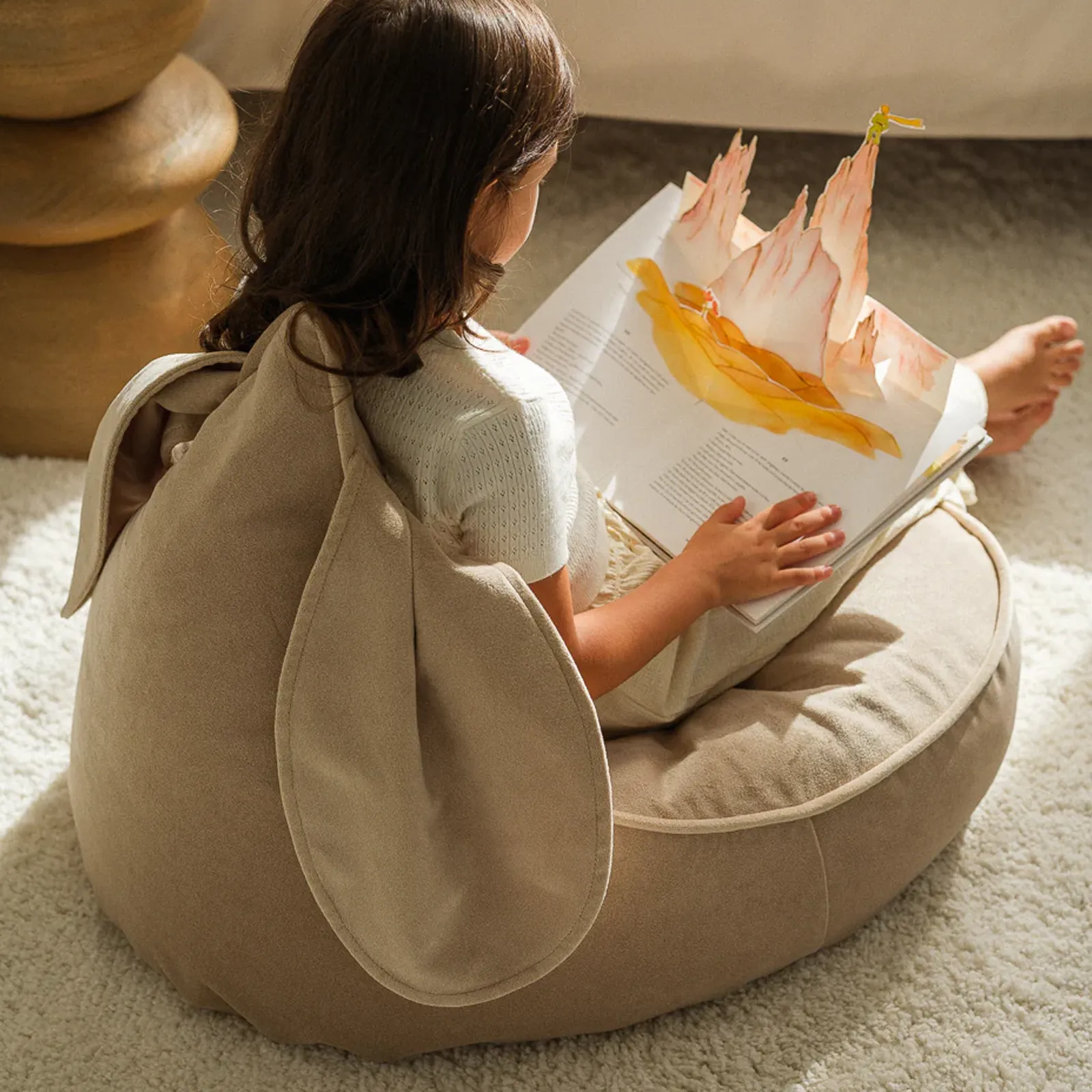 Wigiwama Bunny Beanbag Kindersitzsack – Bild 4