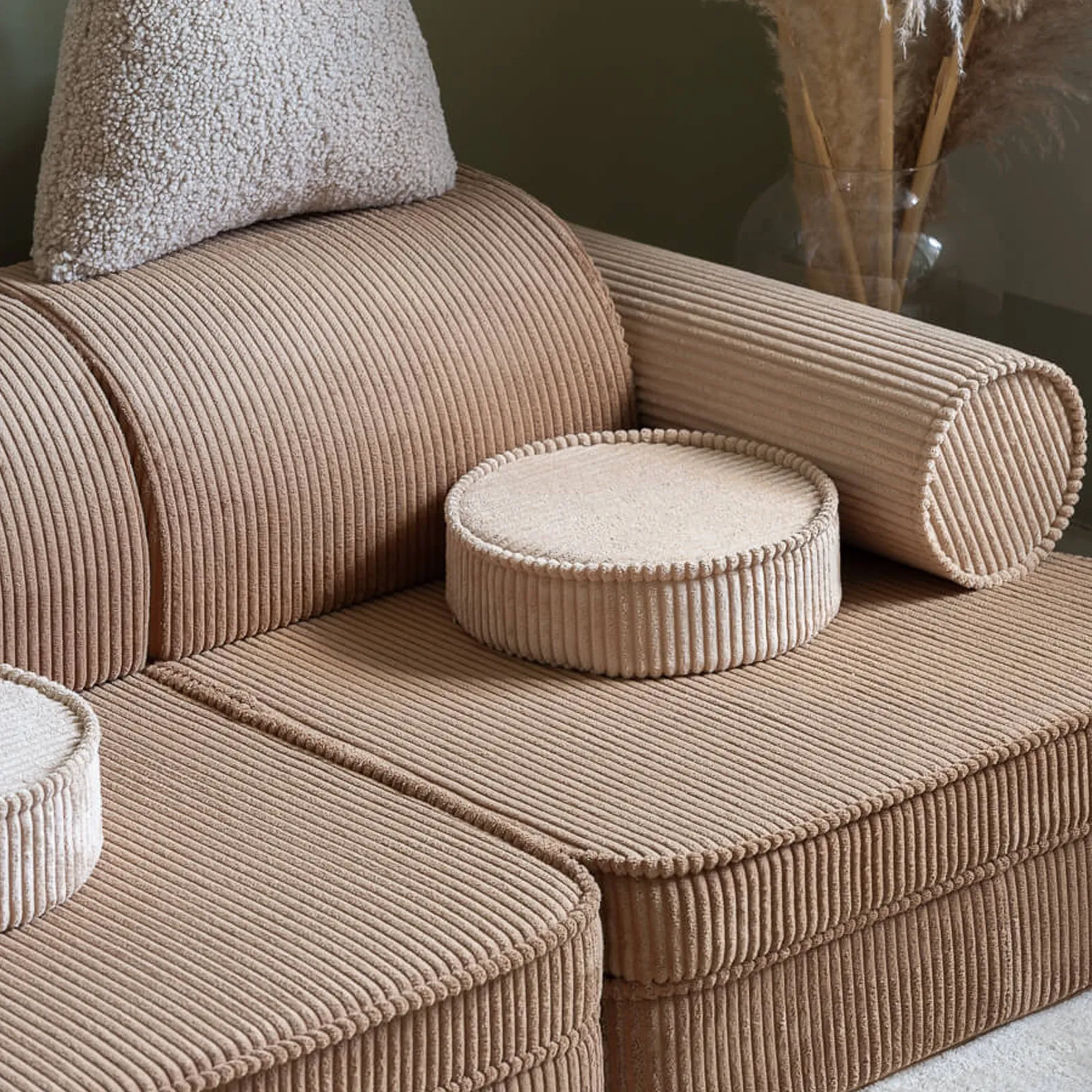 Wigiwama Kindersofa/Spielsofa aus Cord – Bild 2