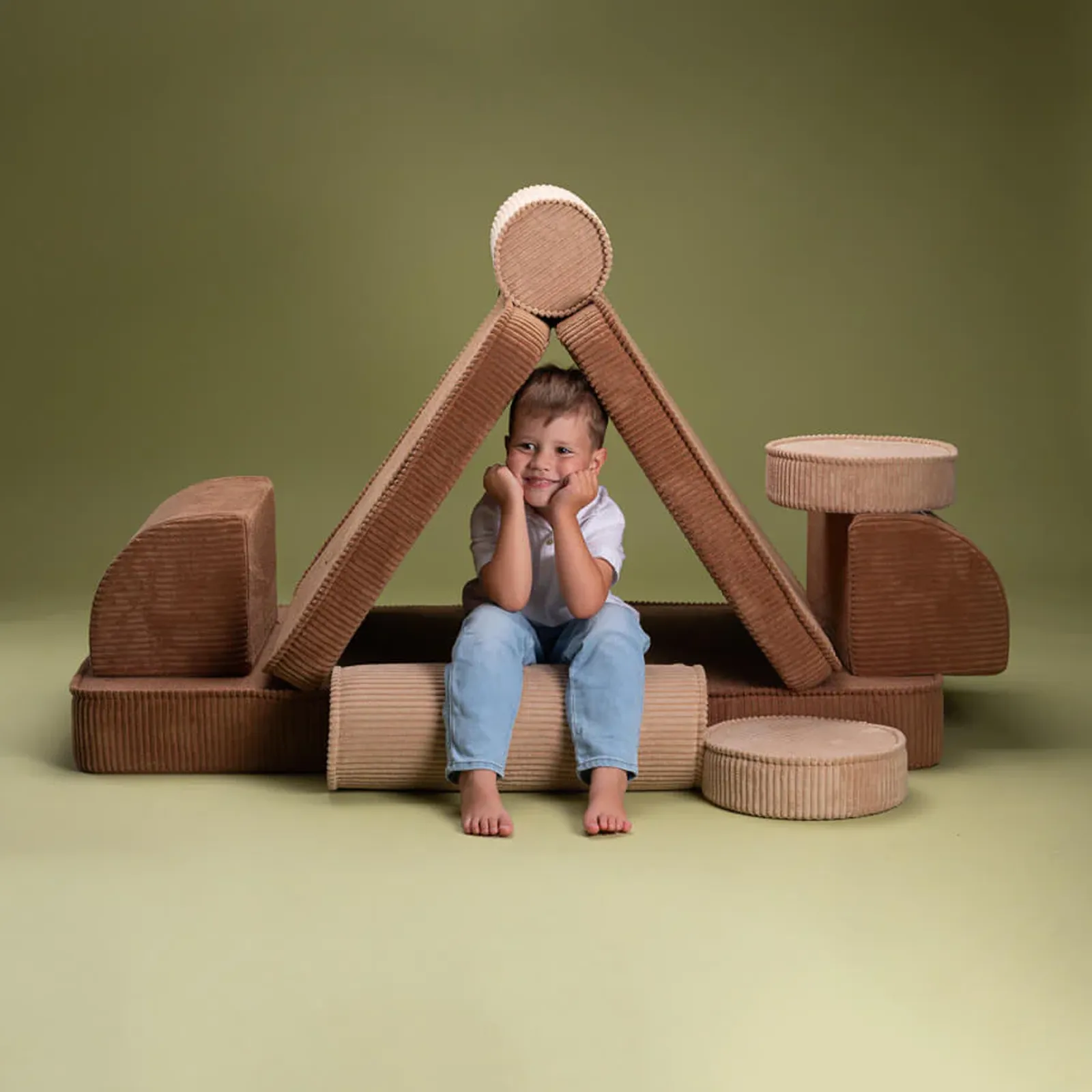 Wigiwama Kindersofa/Spielsofa aus Cord – Bild 4