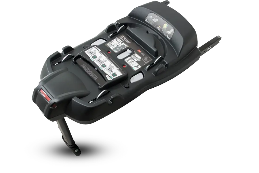 besafe-iZi-Modular-i-Size-Base-eigenschaften Die BeSafe iZi Modular i-Size Base besticht durch ihr elegantes schwarzes Design und verfügt über zahlreiche illustrierte Anweisungen und Sicherheitsetiketten.