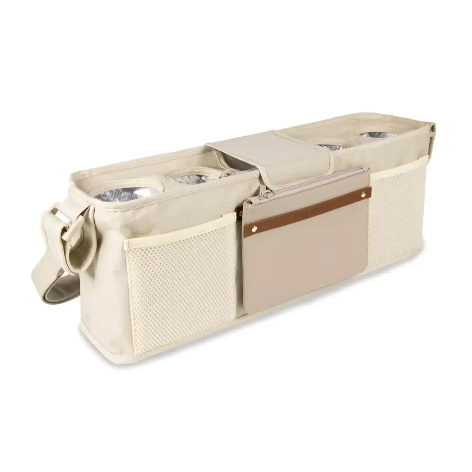 Der Wonderfold Organizer mit 4 Iso-Getränkehaltern in Beige